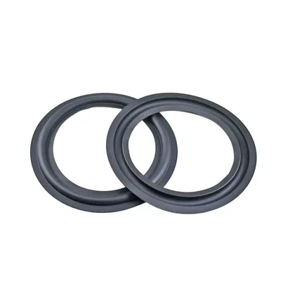 2 stücke 8 zoll Horn Gummi Außerhalb Ring Surround Konkaven Reverse Rand Für Wharfedale SEAS Image
