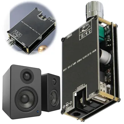 ZK-1001B Mono 100W Audio Power Verstärker Modul TPA3116D2 Bluetooth-Kompatibel 5,1 AUX Digitale Image