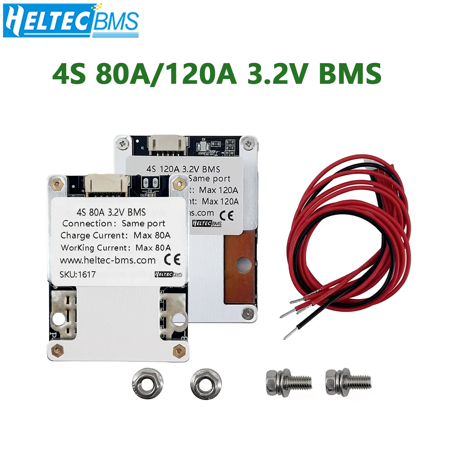 Heltecbms 12V Lifepo4 BMS 4S 3,2V 40A/60A/80A/120A BMS LFP-Batterie Aktives Ausgleichs- und Schutzmodul Image