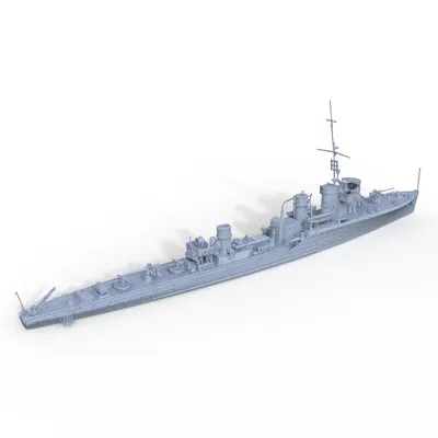 SSMODEL SSC624-A 1/700 Militärmodellbausatz Sowjetische Uragan-Klasse SKR Groza Fregatte Vollrumpf Miniatur-Statikmodell Image