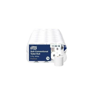Toilettenpapier Premium 3-lagig Zellstoff weiß 250 Bl./Rl. 8 Rl./Pack. Image