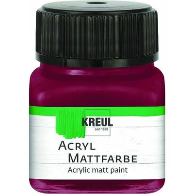 Acryl Mattfarbe weinrot 20 ml Künstlerfarben - Kreul