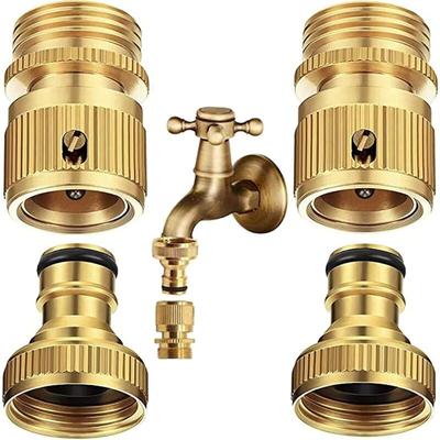 ZVD - Kupferrohrverbinder für den Garten – 3/4 Zoll männlich und weiblich Schnellmontagesatz Image