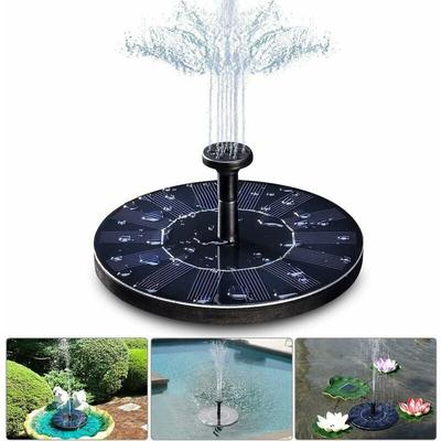 Gabrielle - Solarbrunnen, 1,4 w Solar-Teichpumpe mit 4 Effekten, maximale Höhe 70 cm, Solarpumpe, Image