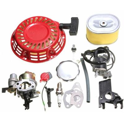 Alovez - Motorsatz für Honda GX160 GX200 5,5 ps – Vergaser, Rückstoß, Zündspule, Zündkerze, Image