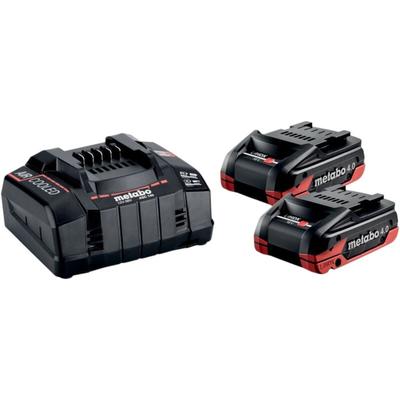 Metabo Basis Set 2x LiHDX Akkupack 18 V 4,0 Ah + ASC 145 Ladegerät ( 685306000 ) Image