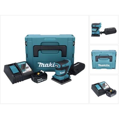Dbo 481 RF1J Akku Schwingschleifer 18 v 112 x 102 mm + 1x Akku 3,0 Ah + Ladegerät + Makpac - Makita Image