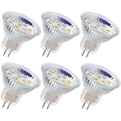 6 Stück LED-Leuchtmittel, MR11, Strahler, GU4-Leuchtmittel, 3 w, 18 LEDs, Halogenlampen, 20 Image