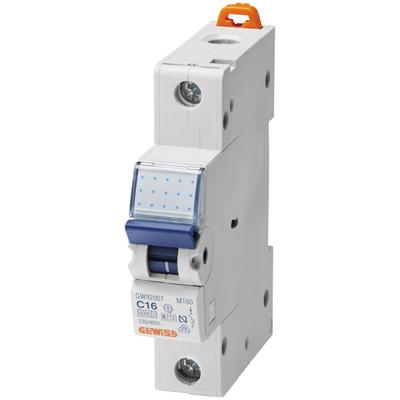 Leitungsschutzschalter (mt 60, 1P charakteristik c 16A, 1 te) - GW92007 - Gewiss Image