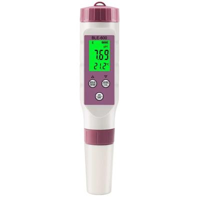 Bluetooth-Wasserqualitätstester, orp ec tds Salzgehalt sg pH-Meter Online, App-Steuerung Image