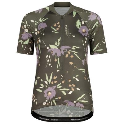 Maloja - Women's VilsaM. AOP 1/2 - Radtrikot Gr XS braun Image