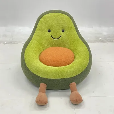 Super süßes, faules Avocado-Sofa, Einzelstuhl, Cartoon-Designer, Modellierung, Balkon, faul, moderne Image