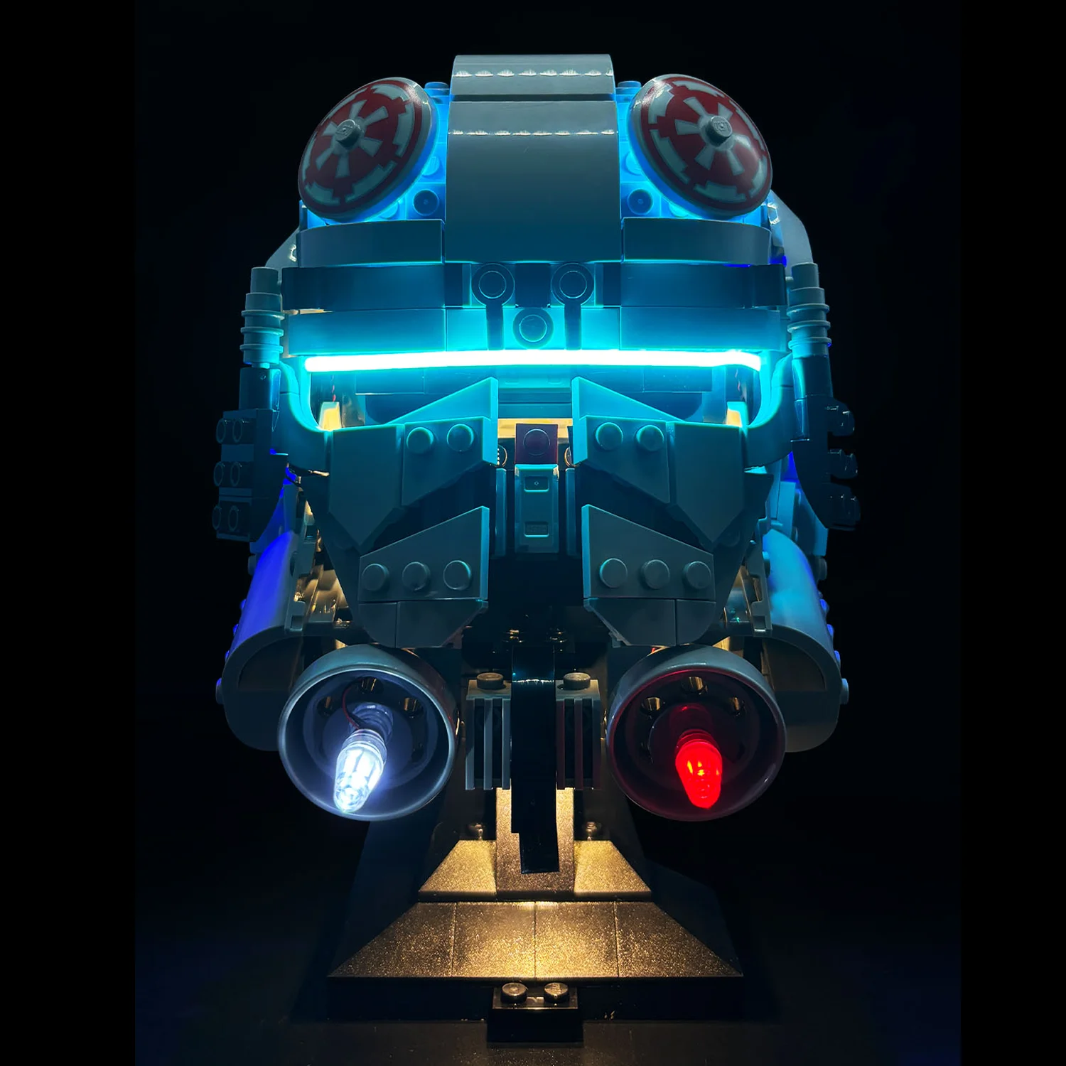 LED-Beleuchtungsset, kompatibel mit Lego 75429 at-at Driver Helm-Bausteinen (Modellsteine NICHT im Lieferumfang enthalten) Image