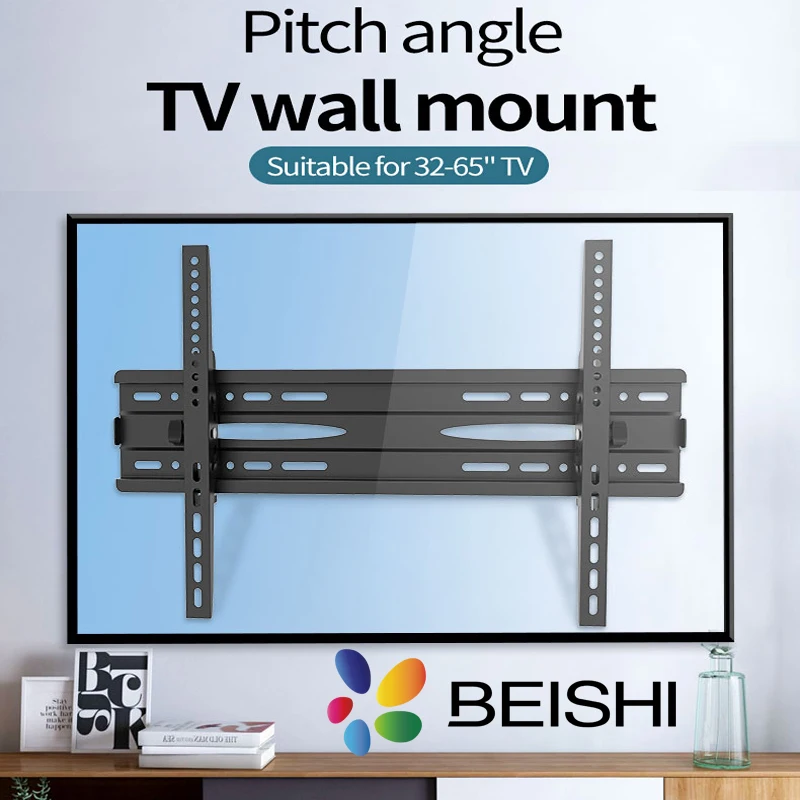 Universal TV Wand Halterung Einstellbare Ultra Slim Plasma Gekippt Monitor LCD Ultra HD TV Wand Halterung Geeignet Für 32''-70''