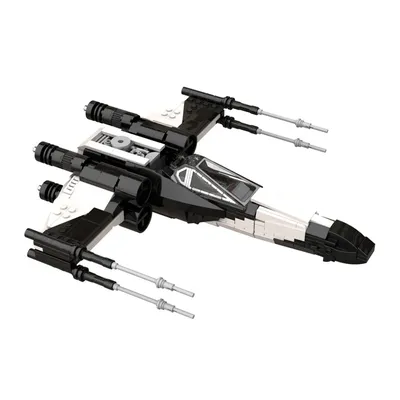 Neue MOC Space War Raumschiff Schlachtschiff Bausteine Guerrilla T65b X-wing Schlacht Modell DIY Image