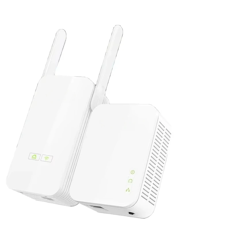 PH5 AV1000 WiFi Powerline Adapter Kit mit Gigabit Ports Wi-Fi Power Line Booster, Broadband/WiFi Extender Plug and Play Image