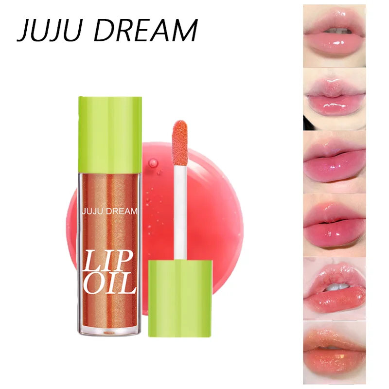 Candy Jelly Lip Oil Shine Mirror Feuchtigkeitsspendender Glas-Lipgloss für Lippen, 6 Farben, feuchtigkeitsspendender Lipgloss Image