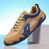 Männer Sneaker 2025, Neue Sommer Atmungsaktive PU Leder Casual Schuhe Outdoor Walking Sport Schuhe für Männer Größe 39-46