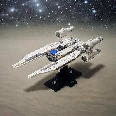 2025 Neuer MOC U-Wing Starfighter mit Turbo-Laser-Turm – DIY-Bausteine, einzigartiges Image