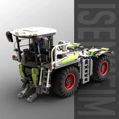Landwirtschaftliche Lokomotive MOC-47448 MOC-58337 MOC-55069 Traktor Erntemaschine Baustein Image