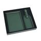 MOVDARL Travel Pair Minimalist Travel Ticket Holder Multifunctional Pu Leather Passport Holder Luggage Tag Gift Box Sets(Green)
