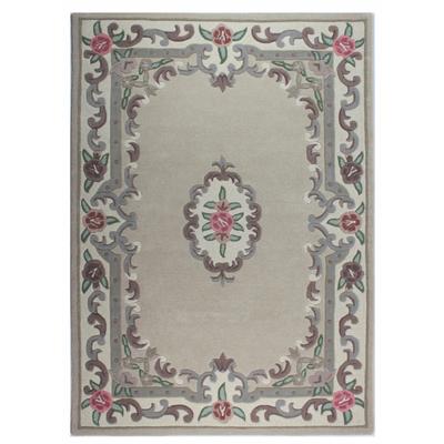 Wollteppich FLAIR RUGS "Aubusson", beige (natur), B:75cm H:10mm L:150cm, Wolle, Teppiche Image