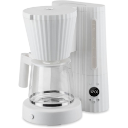 plissè, weiße filterkaffeemaschine, alessi