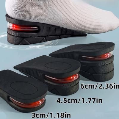TEMU A Pair Of Eva Material Adjustable Height Insoles, Featuring Anti-slip, Shock-absorbing, And , Suitable For Men And Women, Ideal For Casual And Sports Shoes.