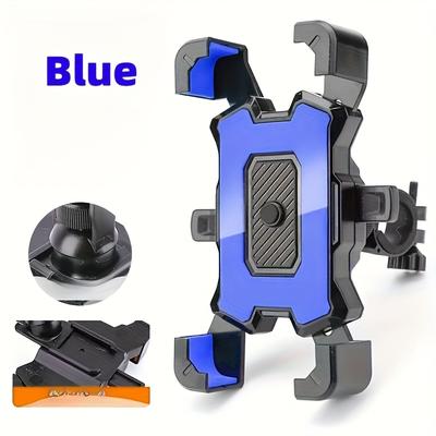 TEMU 1 Bicycle Phone Holder, Motorcycle Bicycle Phone Holder, Supports All Mobile Phone Models From 4.8-6.8 Inches, 360° Rotating Phone Holder Image
