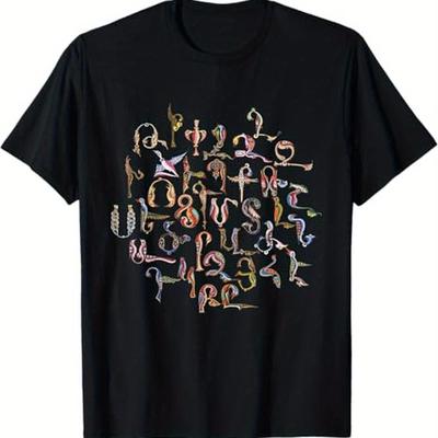TEMU Armenian Alphabet Bird Armenian Symbol T-shirt, 100% Cotton, Men Dad Husband Grandpa Gift, S-xxxl Image