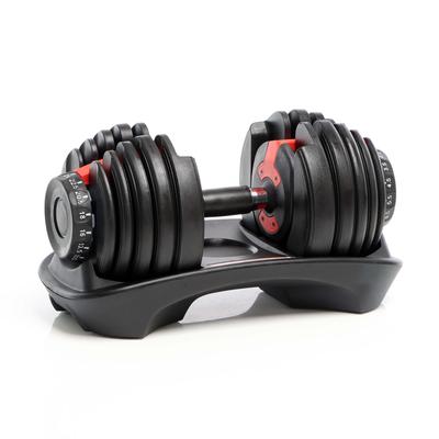 TEMU Luxtri Adjustable Dumbbell With Rotating Mechanism Weight Adjustable From 2.5 To 24 Kg Adjustable Dumbbell Training Dumbbell Set For Home Short Dumbbell Set Image