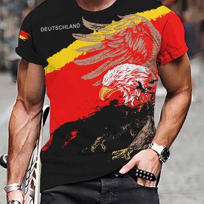 TEMU Men's Fashion Trendy Printed T-shirt Image