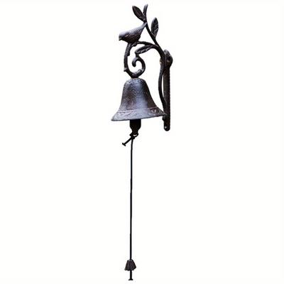 TEMU Vintage Cast Doorbell – , Rustic Metal Dinner Bell With Clear, Loud Tone For Indoor/outdoor Use, , And Decorative Image