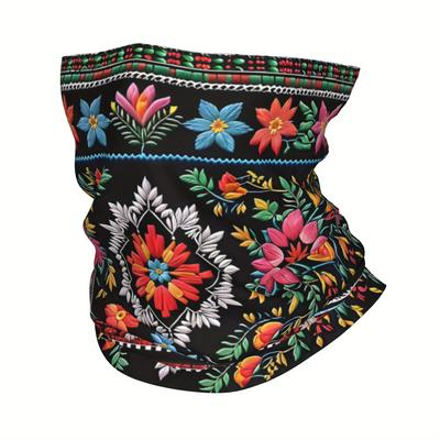 TEMU Floral Bandana - Lightweight Neck Gaiter, Scarf & Headband For Men And Women Image