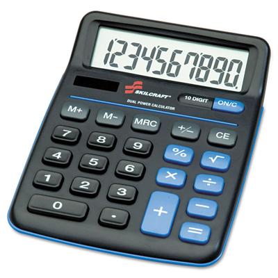 Skilcraft Desktop Calculator, 10-Digit (Abilityone 7420-01-484-4580)