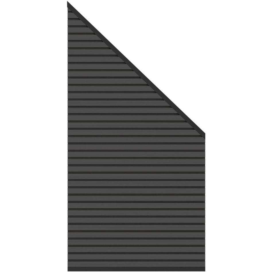 TraumGarten Sichtschutzzaun SYSTEM NEO PLATINUM Zaun-Anschluss anthrazit Image