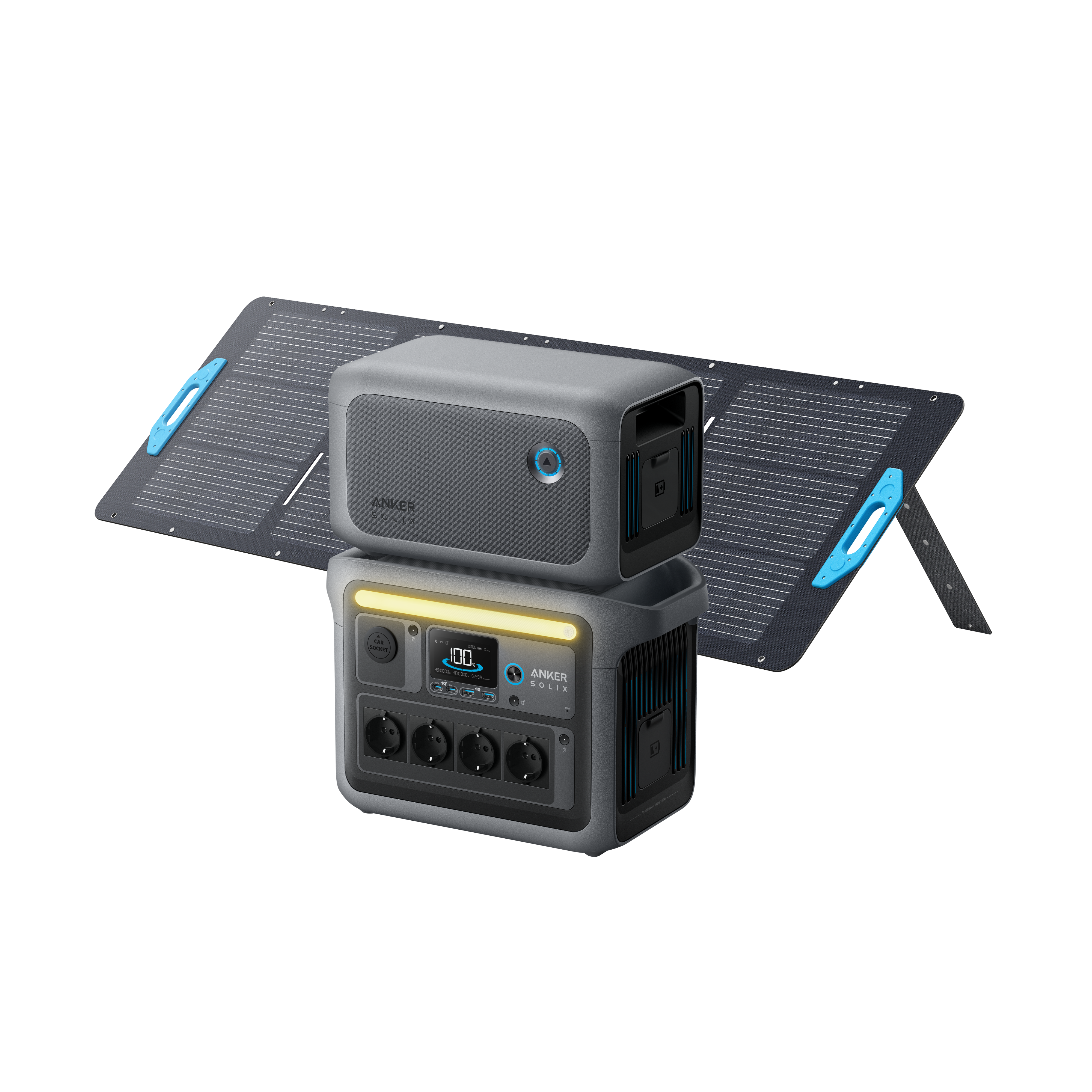 Anker SOLIX C1000 + 200W Solarpanel + Erweiterungsakku Image