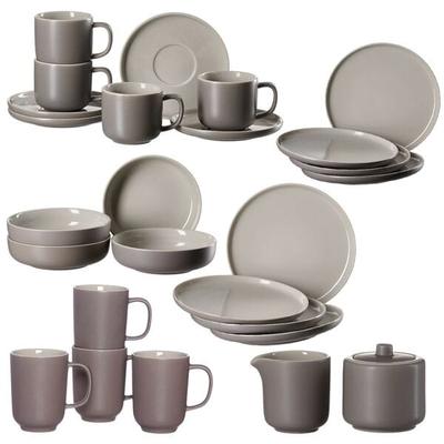 Ritzenhoff & Breker 26-teiliges Geschirr-Set »Jasper« Taupe, 5 cm Image