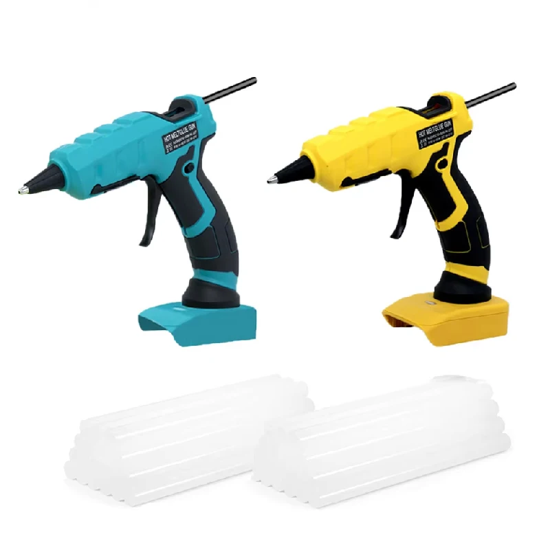 ZWINCKY Heißklebepistole für Makita/DEWALT/BlackDecker/Milwaukee/Bosch 18 V Batterie Klebestifte elektrische Reparatur DIY Elektrowerkzeug Image