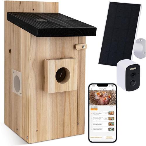 Vogelhaus Nistkasten mit Kamera, 5 Millionen Pixel Outdoor-Vogelhaus-Kamera, DIY