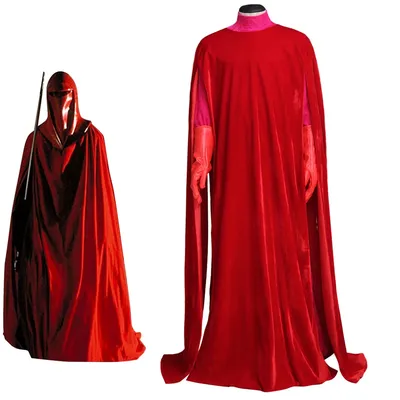 Film Cosplay Royal Guard Kostüm Imperial Emperor's Red Robe Umhang Halloween Vampir Uniform Anzug Image