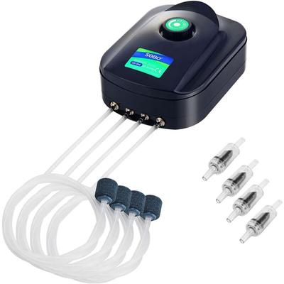 Tonchean - Aquarium-Luftpumpe, ultraleise Sauerstoff-Luftpumpe, 8 w energiesparende Image