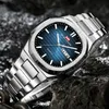 Edelstahl Herren Business Uhr Luxus Leuchtender Dual Kalender Blau Gold Original Quarzwerk Casual Sport Geschenk Mann Uhr