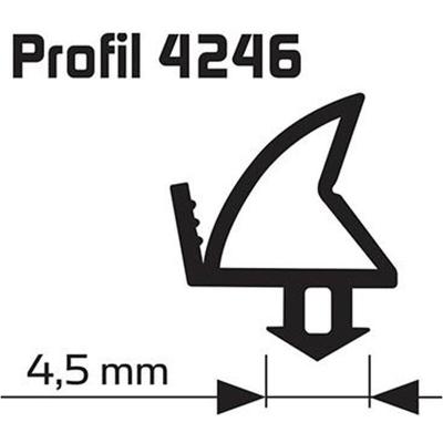 Ellen Renovierungs-Flügelfalzdichtung sw Profil25m, 4246 für KF-Fenster und Türen Silikon Image