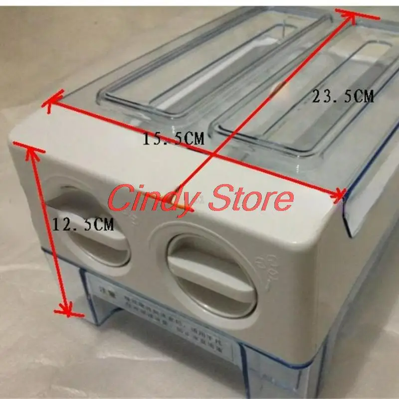 1PC scatola di ghiaccio rimovibile frigorifero creatore di cubetti di ghiaccio piccolo stampo per cubetti di ghiaccio congelatore supporto per ghiaccio frigorifero stampo per cubetti di ghiaccio