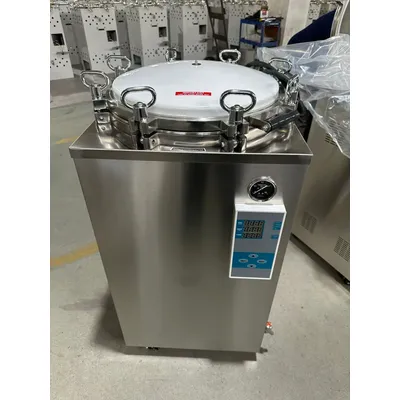 75L Vertical Autoclave – Efficient & Safe Sterilizer for Food Sterilization, Mushroom Cultivation,