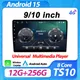 2 Din Android 15 Autoradio Carplay Android Auto 9 10 pollici Lettore multimediale universale GPS Navi Autoradio Wifi 8 Core Stereo RDS