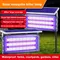 Lampe anti-moustique grand LED solaire carré tueur de mouches lampe de jardin extérieure lampe de