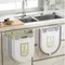 Wall Mounted Folding Waste Bins Without Lid Door Hanging Storage Bucket Household Cleaning Tools