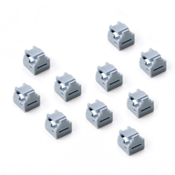 [SmartKeeper ESSENTIAL] 10 x RJ11 Port Schlösser ohne Micro Typ Schlüssel / Grau Image